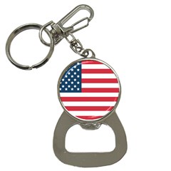 Flag Key Chain with Bottle Opener