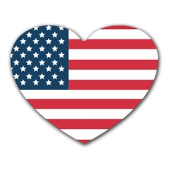 Flag Mouse Pad (heart) by tammystotesandtreasures