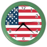 Flag Colored Wall Clock Front