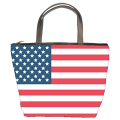 Flag Bucket Handbag by tammystotesandtreasures