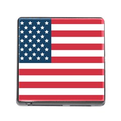 Flag Card Reader With Storage (square) by tammystotesandtreasures