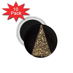 Christmas Tree Sparkle Jpg 10 Pack Small Magnet (round) by tammystotesandtreasures