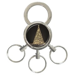 Christmas Tree Sparkle Jpg 3-ring Key Chain by tammystotesandtreasures