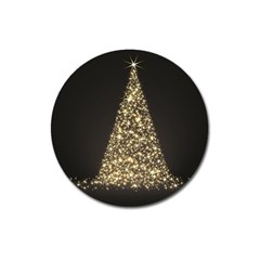 Christmas Tree Sparkle Jpg Large Sticker Magnet (round) by tammystotesandtreasures