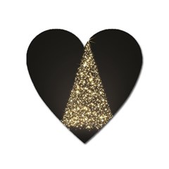 Christmas Tree Sparkle Jpg Large Sticker Magnet (heart)