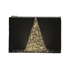 Christmas Tree Sparkle Jpg Large Makeup Purse