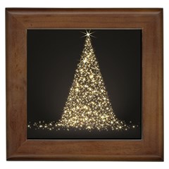 Christmas Tree Sparkle Jpg Framed Ceramic Tile by tammystotesandtreasures