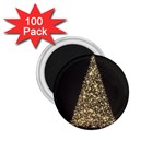 Christmas Tree Sparkle Jpg 100 Pack Small Magnet (Round) Front