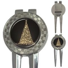 Christmas Tree Sparkle Jpg Golf Pitchfork & Ball Marker by tammystotesandtreasures