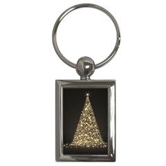 Christmas Tree Sparkle Jpg Key Chain (rectangle) by tammystotesandtreasures