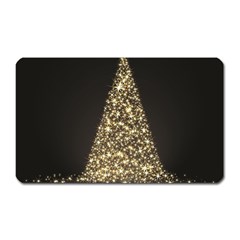 Christmas Tree Sparkle Jpg Large Sticker Magnet (rectangle)