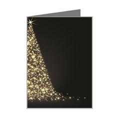 Christmas Tree Sparkle Jpg Small Greeting Card by tammystotesandtreasures