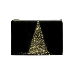 Christmas Tree Sparkle Jpg Medium Makeup Purse by tammystotesandtreasures