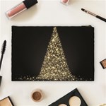 Christmas Tree Sparkle Jpg Large Makeup Purse Back