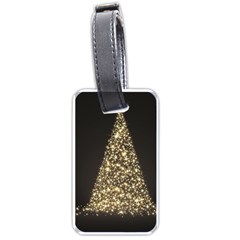 Christmas Tree Sparkle Jpg Single-sided Luggage Tag by tammystotesandtreasures