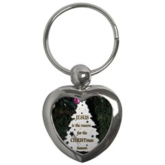 Jesus Is The Reason Key Chain (heart)