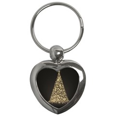 Christmas Tree Sparkle Jpg Key Chain (heart) by tammystotesandtreasures