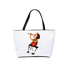 Music Girl Large Shoulder Bag by joscollection