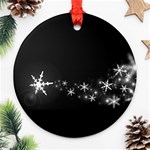 White_Christmas_by_juggernaut_4 Ceramic Ornament (Round) Front