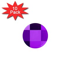 Purple Shades 10 Pack Mini Magnet (round) by PurpleVIP