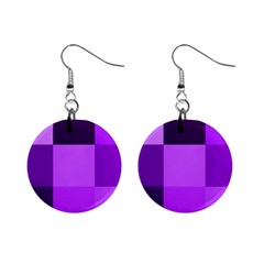 Purple Shades Mini Button Earrings by PurpleVIP