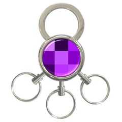 Purple Shades 3-ring Key Chain by PurpleVIP