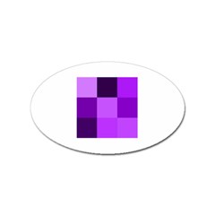 Purple Shades Sticker (oval) by PurpleVIP