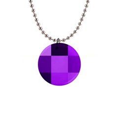 Purple Shades Mini Button Necklace