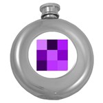 Purple Shades Hip Flask (Round) Front