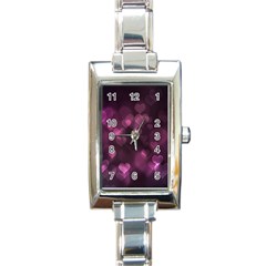 Purple Bokeh Classic Elegant Ladies Watch (rectangle)