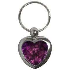 Purple Bokeh Key Chain (heart) by PurpleVIP