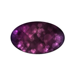 Purple Bokeh Sticker (oval)