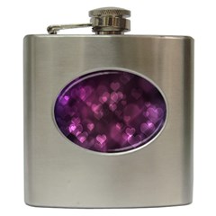 Purple Bokeh Hip Flask by PurpleVIP