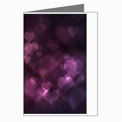 Purple Bokeh Large Greeting Card by PurpleVIP