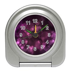 Purple Bokeh Desk Alarm Clock