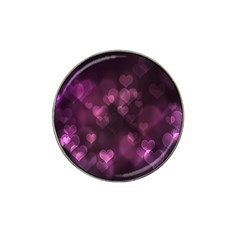 Purple Bokeh Golf Ball Marker (for Hat Clip)