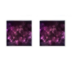 Purple Bokeh Square Cuff Links by PurpleVIP