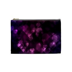 Purple Bokeh Medium Makeup Purse by PurpleVIP