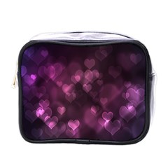 Purple Bokeh Single-sided Cosmetic Case