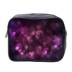 Purple Bokeh Twin-sided Cosmetic Case