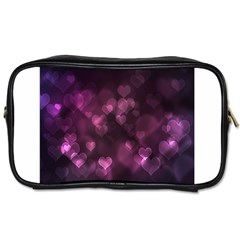 Purple Bokeh Single-sided Personal Care Bag