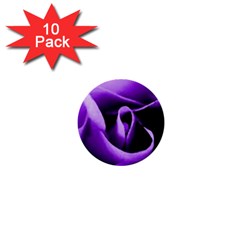 Purple Rose 10 Pack Mini Button (round) by PurpleVIP