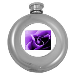 Purple Rose Hip Flask (round) by PurpleVIP