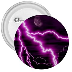 Purple Lightning Large Button (round) by PurpleVIP