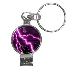 Purple Lightning Nail Clippers Key Chain by PurpleVIP