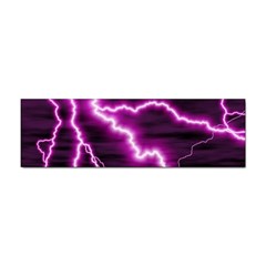 Purple Lightning Bumper Sticker