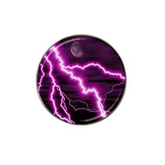 Purple Lightning 4 Pack Golf Ball Marker (for Hat Clip)