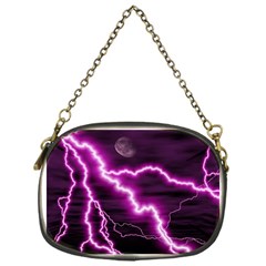 Purple Lightning Single-sided Evening Purse