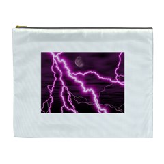 Purple Lightning Extra Large Makeup Purse by PurpleVIP