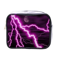 Purple Lightning Single-sided Cosmetic Case